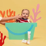 Naif Baby & Kids Mineral Sunscreen Spf50, Слънцезащитно мляко с висока защита за лице и тяло за бебета и деца с чувствителна кожа 100ml