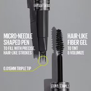 Maybelline Brow Inserts Pencil Multiplying Tool 1 брой - 04 Medium Brown Maybelline Brow Inserts Pencil Multiplying Tool 1 брой - 04 Medium Brown