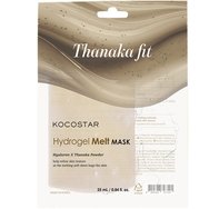 Kocostar Thanaka Fit & Hyaluron Hydrogel Melt Mask Хидратираща маска за лице за подобряване на текстурата и за гладък и мек вид 25ml