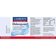 Lamberts Osteoguard Calcium, Magnesium & Boron Plus Vitamins D3 & K2, 30tabs