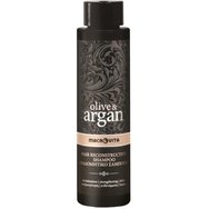 Macrovita Olive & Argan Reconstructive Shampoo Hair 200ml - Хидратиращ възстановяващ шампоан за ревитализация, укрепване & блясък за здрава коса