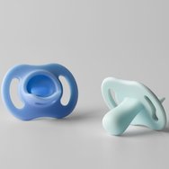 Tommee Tippee Ultrta Light Stay Put Orthodontic Silicone Soother 0-6m+, 2 Τεμάχια - Γαλάζιο / Τιρκουάζ