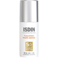 Isdin Fotoprotector 5 Daily Protection Fusion Water Magic Repair Spf50 слънцезащитен крем за лице с висока защита на водна основа, който защитава и възстановява признаците на фотостареене 50ml Isdin Fotoprotector 5 Daily Protection Fusion Water Magic Repair Spf50 слънцезащитен крем за лице с висока защита на водна основа, който защитава и възстановява признаците на фотостареене 50ml