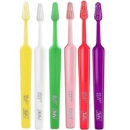 TePe Select Soft Multicolor Toothbrush 6 броя - Меки четки за зъби с конусовидна глава за ефективно почистване, в произволно избран цвят
