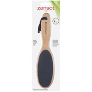 Zansot Brown & Black 2 Sided Foot Rasp 1 брой - Двустранна пила за крака с кафява & черна страна за изглаждане на загрубяла кожа