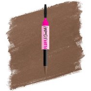 Nyx Professional Makeup Fluff & Snatch Brow Powder Pen Двуфункционална писалка за вежди за запълване & оформяне с естествен & мек матов резултат 1g - 02 Taupe