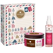 Messinian Spa Promo Christmas Box Pomegranate Honey Hair & Body Mist 100ml & Body Butter 250ml - Хидратиращ празничен спрей за тяло с аромат на нар и мед и хидратиращ крем за тяло с аромат на нар и мед Messinian Spa Promo Christmas Box Pomegranate Honey Hair & Body Mist 100ml & Body Butter 250ml - Хидратиращ празничен спрей за тяло с аромат на нар и мед и хидратиращ крем за тяло с аромат на нар и мед