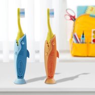 Elgydium Kids Shark Soft Toothbrush 2-6 Years 1 бр - Портокал