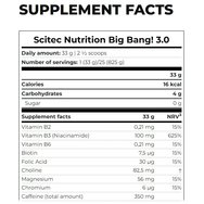 Scitec Nutrition Big Bang 3.0 Pre-Workout Stimulant 825g - Orange