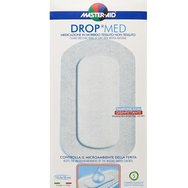 Master Aid Drop Med Woundpad with Antibacterial Substance 10.5x18cm 5 бр - Залепващи, незалепващи марли, импрегнирани с дезинфектант