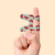 Wild Stripes Kids Finger Stripes Хипоалергенни лепящи детски пластири за покриване и защита на малки рани, нежни към кожата за оптимално заздравяване, 20 броя