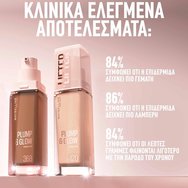 Maybelline Lifter Plump & Glow Spf15 Foundation Хидратиращ Фон дьо тен със Средна Защита, 2% Ниацинамид & Хиалуронова Киселина за Плътна & Сияйна Кожа през Целия Ден 30ml - 117 Maybelline Lifter Plump & Glow Spf15 Foundation Хидратиращ Фон дьо тен със Средна Защита, 2% Ниацинамид & Хиалуронова Киселина за Плътна & Сияйна Кожа през Целия Ден 30ml - 117