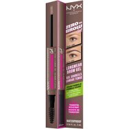 NYX Professional Makeup Zero to Brow Longwear Gel Вежди 2мл 1 брой - Пепеляво кафяво