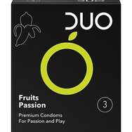 Duo Flavoured Fruits Passion Condoms 3 бр