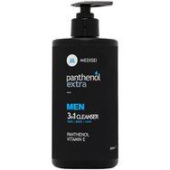 Medisei Panthenol Extra Men 3in1 Cleanser 500ml - Мъжки душ гел - шампоан за лице - тяло - коса с мека формула Medisei Panthenol Extra Men 3in1 Cleanser 500ml - Мъжки душ гел - шампоан за лице - тяло - коса с мека формула