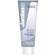 Jordan White Smile Xylitol & Fluoride Protection Toothpaste 75ml - Φθοριούχος Λευκαντική Οδοντόκρεμα