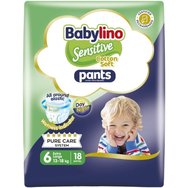 Babylino Sensitive Pants Cotton Soft Unisex No6 Extra Large (13-18kg) 18 бр