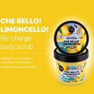 Organic Shop Re-Charge Che Bello! & Limoncello! Charm Of Italian Lemons Body Scrub Хидратиращ скраб за тяло с изблик на естествена свежест и лятна прохлада с аромат на лимон 300ml