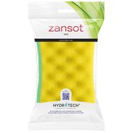 Zansot Hydrotech Double Sided Sponge 1 брой - Жълт и Лимоново зелено - Двоен гъба за пълно отстраняване на вредни остатъци