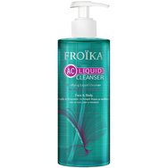 Froika Ac Purifying Liquid for Oily, Blemish-Prone Skin Face & Body Cleanser 400ml - Нежен почистващ флуид с успокояващо и себум-регулиращо действие за мазна, склонна към акне кожа с помпа