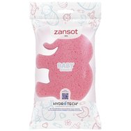 Zansot Baby 6 Months Sponge 1 брой - Розово Слонче - Бебешка гъба, идеална за чувствителната кожа на вашето бебе