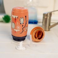 Tommee Tippee SuperStar Bacshield Insulated Straw Cup 12m+ Образователна термо чаша със сламено розово за малки деца 266ml