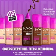 Nyx Professional Makeup Make\'em Wonder Soft Matte Buildable Foundation Хидратиращ & Мек Матов Фон дьо тен за по-Гладка, Равномерна & Сияйна Кожа 30ml - 15 Buff Nyx Professional Makeup Make\'em Wonder Soft Matte Buildable Foundation Хидратиращ & Мек Матов Фон дьо тен за по-Гладка, Равномерна & Сияйна Кожа 30ml - 15 Buff