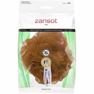 Zansot Mesh Sponge Extra Large 1 брой - Кафявава - Мрежеста гъба за усещане за мекота и освежаване