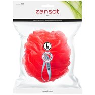Zansot Mesh Sponge Large 1 Τεμάχιο - Κόκκινο - Σφουγγάρι Τούλι για Αίσθηση Απαλότητας & Αναζωογόνησης