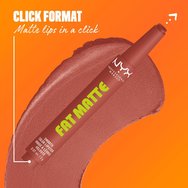 Nyx Professional Makeup Fat Matte Smooth Color Lipstick Лек Матов Червило с Цвят за Нежен & Сияен Финиш 1 брой - 04 Rose Robe