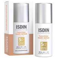 Isdin Fotoprotector 5 Daily Protection Fusion Water Magic Repair Color Spf50 слънцезащитен крем за лице с цвят, с висока защита, на водна основа, който защитава и възстановява признаците на фотостареене 50ml Isdin Fotoprotector 5 Daily Protection Fusion Water Magic Repair Color Spf50 слънцезащитен крем за лице с цвят, с висока защита, на водна основа, който защитава и възстановява признаците на фотостареене 50ml