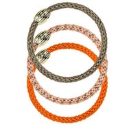 Invisibobble Twistar Orange Affair Ластици за коса за фина до нормална коса за захващане с по-малко следи, болка & увреждане 3 броя