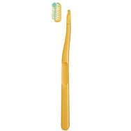 Jordan Change 2 Brush Heads & Travel Cap Soft Toothbrush 1 бр - Жълто - Мека четка за зъби с 2 сменяеми глави