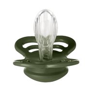 Bibs Supreme Silicone Soother 0m+ Симетрична силиконова залъгалка, подходяща за бебета от раждането 2 броя - Sage / Hunter Green