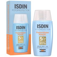 Isdin Fotoprotector 5 Daily Protection Fusion Water Magic Light Spf50 Слънцезащитен крем за лице с изключително лека текстура & цвят, който изравнява тена на кожата 50ml