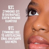 Maybelline Lash Sensational Waterproof Body Mascara Водоустойчива спирала за богат обем, плътни повдигнати мигли без ронене & размазване 8.4ml - Very Black