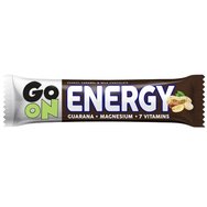Go On Energy Bar Peanut, Caramel & Milk Chocolate 50g - Бар с фъстъци, карамел, гуарана и млечен шоколад, обогатен с магнезий и витамини Go On Energy Bar Peanut, Caramel & Milk Chocolate 50g - Бар с фъстъци, карамел, гуарана и млечен шоколад, обогатен с магнезий и витамини