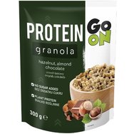 Go On Protein Granola Hazelnut, Almond & Chocolate 300g - Зърнени люспи с шоколад и ядки без добавена захар Go On Protein Granola Hazelnut, Almond & Chocolate 300g - Зърнени люспи с шоколад и ядки без добавена захар