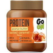 Go On Protein Peanut Butter Salted Caramel 350g - Гладко протеиново фъстъчено масло с вкус на солен карамел Go On Protein Peanut Butter Salted Caramel 350g - Гладко протеиново фъстъчено масло с вкус на солен карамел