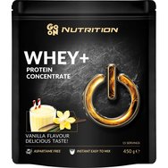 Go On Nutrition Whey+ Concentrate Protein Vanilla 450g - Висококачествена напитка WPC суроватъчен протеин концентрат хранителна добавка за покачване на мускули със страхотен вкус на ванилия Go On Nutrition Whey+ Concentrate Protein Vanilla 450g - Висококачествена напитка WPC суроватъчен протеин концентрат хранителна добавка за покачване на мускули със страхотен вкус на ванилия