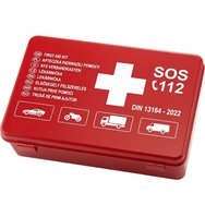 First Aid Car Kit Автомобилна аптечка за първа помощ със сертификат DIN 13164-2022 с оборудвана кутия 1 брой