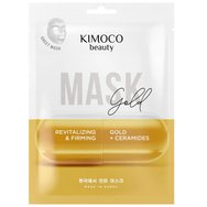 Kimoco Beauty Revitilizing & Firming Ceramides & Gold Face Sheet Mask 23ml Kimoco Beauty Revitilizing & Firming Ceramides & Gold Face Sheet Mask 23ml