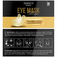 Kimoco Firming & Brightening Gold & Collagen Eye Mask Маска за очи за стягане & сияние с колаген & колоидно злато 60 броя