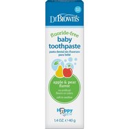 Dr.Browns Fluoride-Free Baby Toothpaste 40g, Ябълка - Круша