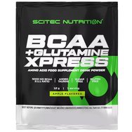 Scitec Nutrition BCAA + Glutamine Xpress Amino Acid Drink Powder Хранителна добавка на прах с аминокиселини с разклонена верига & глутамин 12g - Apple Scitec Nutrition BCAA + Glutamine Xpress Amino Acid Drink Powder Хранителна добавка на прах с аминокиселини с разклонена верига & глутамин 12g - Apple