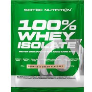Scitec Nutrition 100% Whey Isolate Protein 25g - Cookies & Cream Flavored