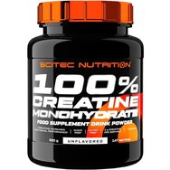 Scitec Nutrition 100% Creatine Monohydrate Unflavored Хранителна Добавка с Креатин Монохидрат за Увеличаване на Мускулната Сила, Без Вкус 500g