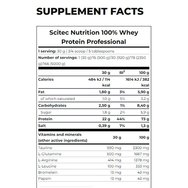Scitec Nutrition 100% Whey Protein Professional Хранителна добавка с чист суроватъчен протеин, обогатен с аминокиселини 1000g - Strawberry Scitec Nutrition 100% Whey Protein Professional Хранителна добавка с чист суроватъчен протеин, обогатен с аминокиселини 1000g - Strawberry