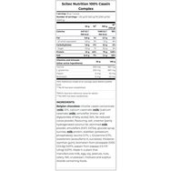 Scitec Nutrition 100% Casein Complex Хранителна добавка с чист казеинов млечен протеин, обогатен с аминокиселини за мускулен растеж с вкус на белгийски шоколад 920g - Belgian Chocolate