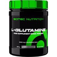 Scitec Nutrition 100% L-Gloutamin Amino Acid Unflavored 300g - Хранителна добавка с глутамин за добра функция на червата и възстановяване на мускулите след тренировка Scitec Nutrition 100% L-Gloutamin Amino Acid Unflavored 300g - Хранителна добавка с глутамин за добра функция на червата и възстановяване на мускулите след тренировка